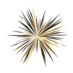 Naklejka premium Abstract Star Explosion