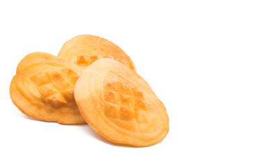 polish cheese oscypek isolated