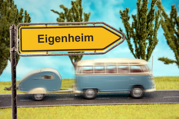 Schild 154 - Eigenheim