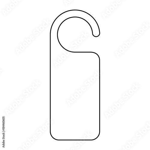 door handle signs template