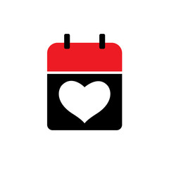 Love vector outline icon. Heart