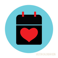 Love vector outline icon. Heart