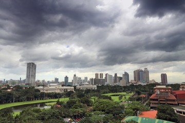 Fototapeta na wymiar Manila city