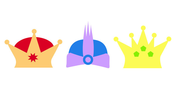 The Crowns of the Three Kings of Orient