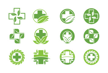 Vector of Medical logo or icon set