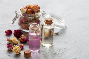 Organic rose cosmetics