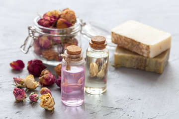 Organic rose cosmetics