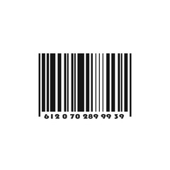 Bar code icon isolated on background. Modern flat pictogram, business, marketing, internet concept. Trendy Simple vector symbol for web site design or button to mobile app. Logo illustration