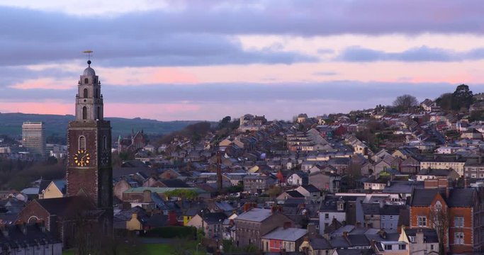 Cork, Shandon Church St. Anne's, Ireland sunrise dawn 