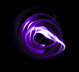 Overlay light, an abstract pattern on a dark background