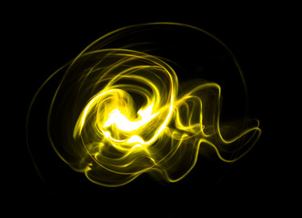 Overlay light, an abstract pattern on a dark background