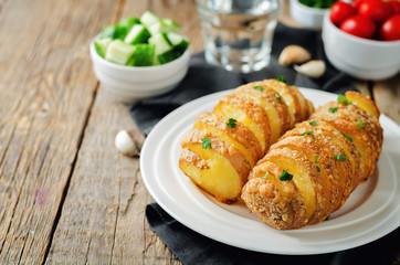 Tornado Cheesy Potatoes with Parsley
