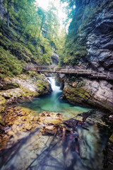 Fototapeta na wymiar Vintgar Gorge Slovenia