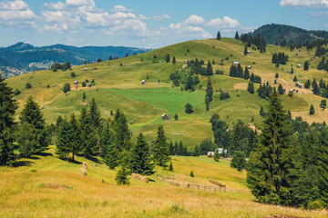 Landscape of Apuseni Mountains in Romania, Europe