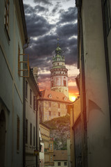 Naklejka premium Cesky Krumlov