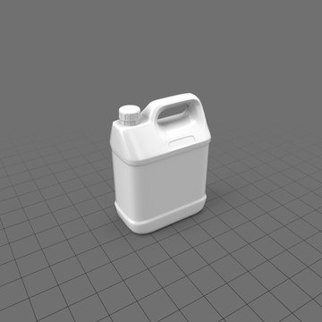 Large white plastic jug