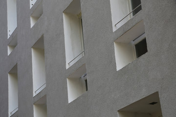 Windows in a high-rise building