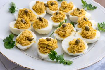 Easter eggs blessed as a starter