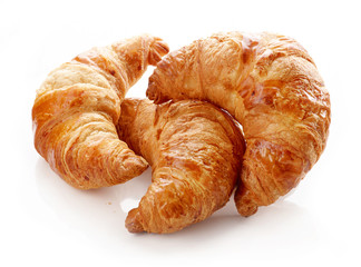 freshly baked croissants