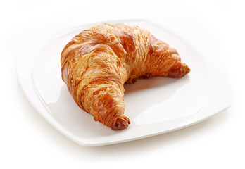 freshly baked croissant
