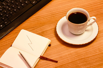 trader working at office