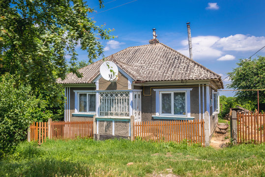 Cottage in Khotyn city, western Ukraine