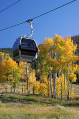Gondola Close Up with amazing Fall color