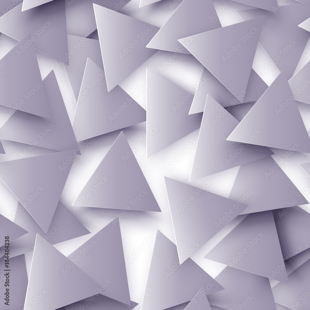 Poster the gray colored abstract polygonal geometric seamless texture, triangle 3d background. triangular m