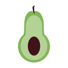 Avocado delicious vegetable icon vector illustration graphic design
