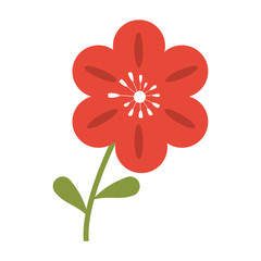 Beautiful flower bouquet icon vector illustration graphic design