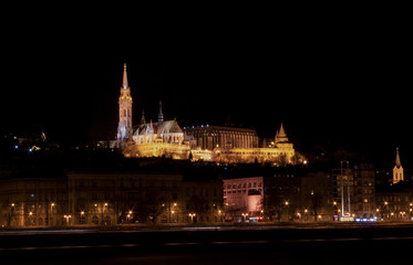 Fototapeta na wymiar Fischerbastei in Budapest, Ungarn