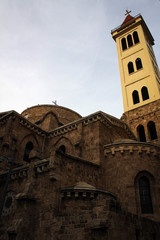 Obraz premium Saint Louis Roman Catholic Church view in Beirut, Lebanon