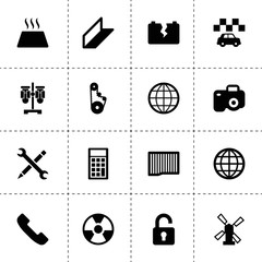 Obraz premium Technology icons. vector collection filled technology icons