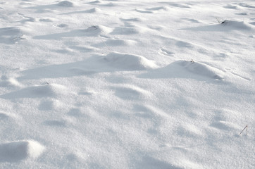 white snow background