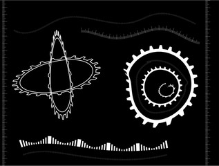 Fractional techno background