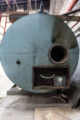 Fototapeta premium Kesselhaus einer alten Seifenfabrik