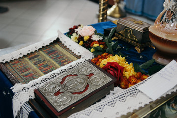 the bible on the table