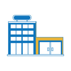 supermarket building icon