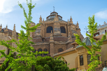Fototapeta na wymiar Granada Cathedral, Granada, Spain.