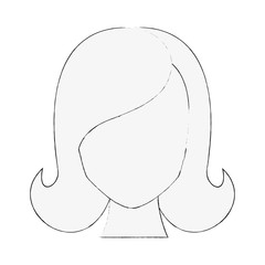 woman faceless cartoon icon vector illustration graphic design
