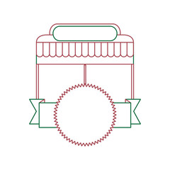 supermarket building icon
