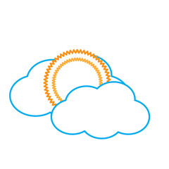 sun and cloud icon