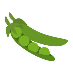 Fresh peas vegetable
