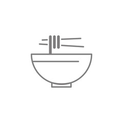 noodle line icon. Web element. Premium quality graphic design. Signs symbols collection, simple icon for websites, web design, mobile app, info graphics