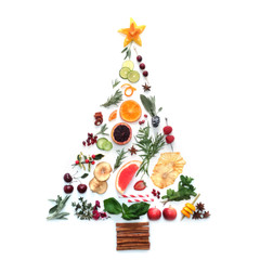 Cocktail Garnish Christmas Tree