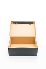 black shoe box