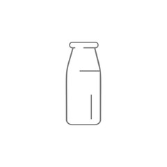Milk bottle line icon. Web element. Premium quality graphic design. Signs symbols collection, simple icon for websites, web design, mobile app, info graphics