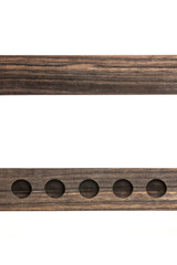set of wood isolated on the white background.