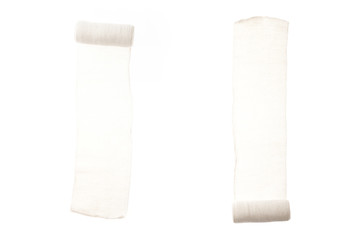 set of bandage isolated on the white background.