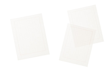 set of letter isolated on the white background.